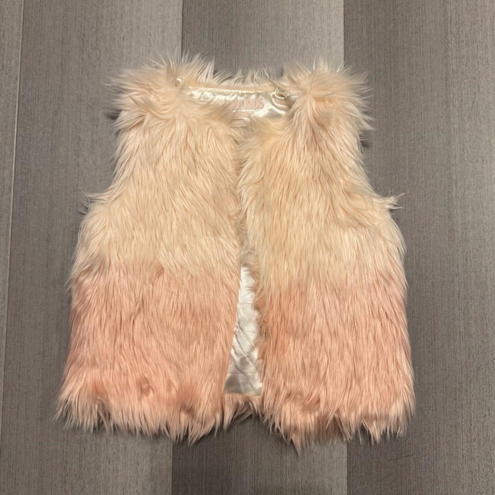 Girls Fluffy Vest